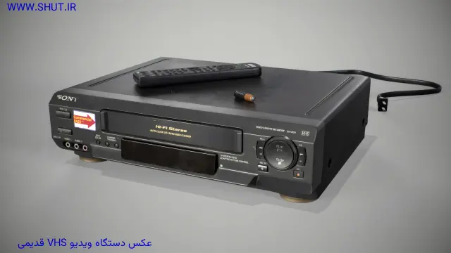 عکس دستگاه ویدیو VHS قدیمی