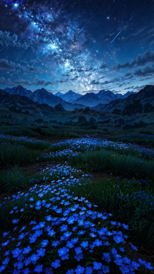 عکس والپیپر طبیعت در شب