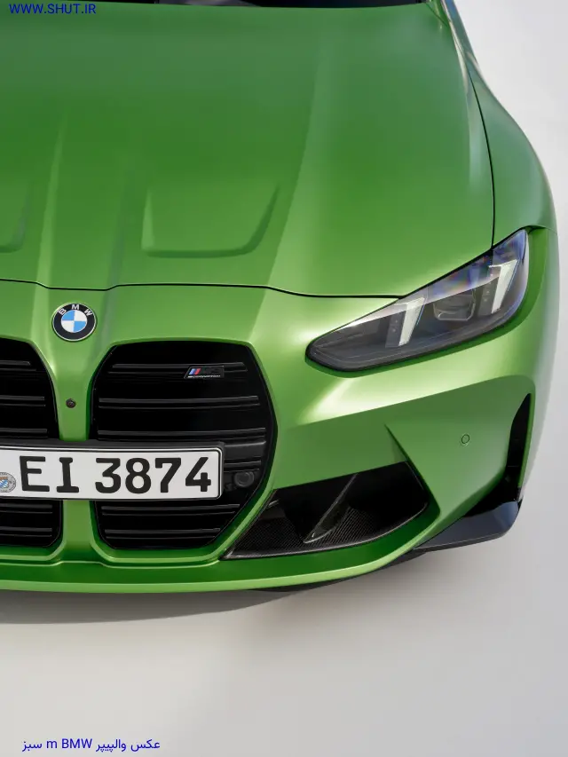 عکس والپیپر BMW m3 سبز