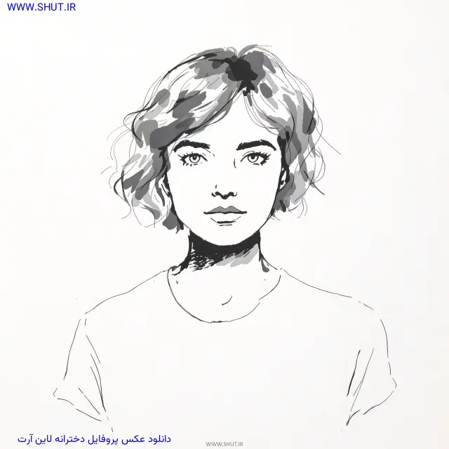 دانلود عکس پروفایل دخترانه لاین آرت