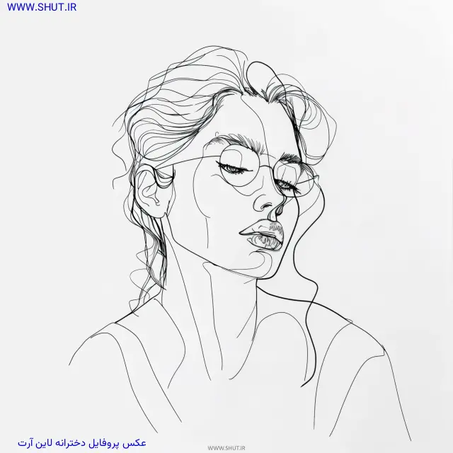 عکس پروفایل دخترانه لاین آرت